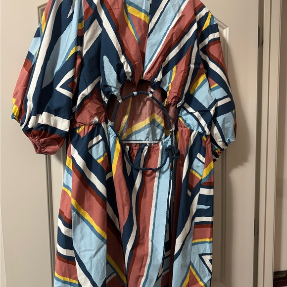 Colorful Geometric Patterned Dress - Picture 4 of 4